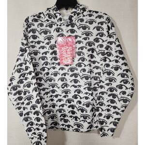 Eye white Hoodie women's size medium